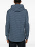 gingham-check hooded shirt